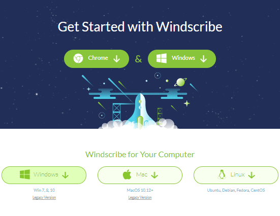 Windscrib VPN و نحوه استفاده از آن : Windscrib را دانلود و نصب کنید